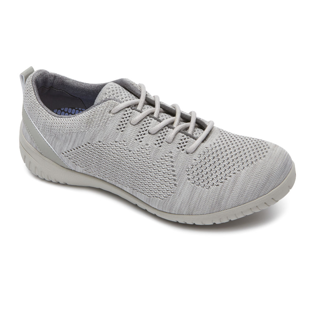 Tenis Rockport Mulher Cinzentas - Raelyn Knit Tie - 12580SMTF